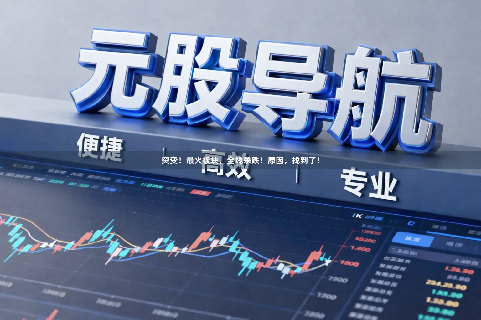 突变！最火板块，全线杀跌！原因，找到了！